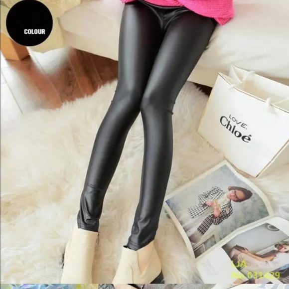 RESTOCKED! Faux Leather High-Waisted Legging - Picture 5 of 8